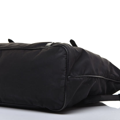 Prada Tessuto Nylon Saffiano Tote Black 8 of 8