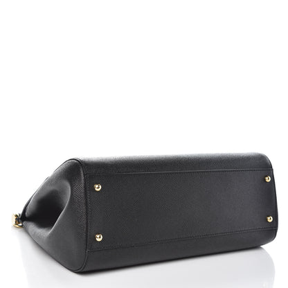 Dolce & Gabbana Dauphine Large Miss Sicily Satchel Black 5 of 12