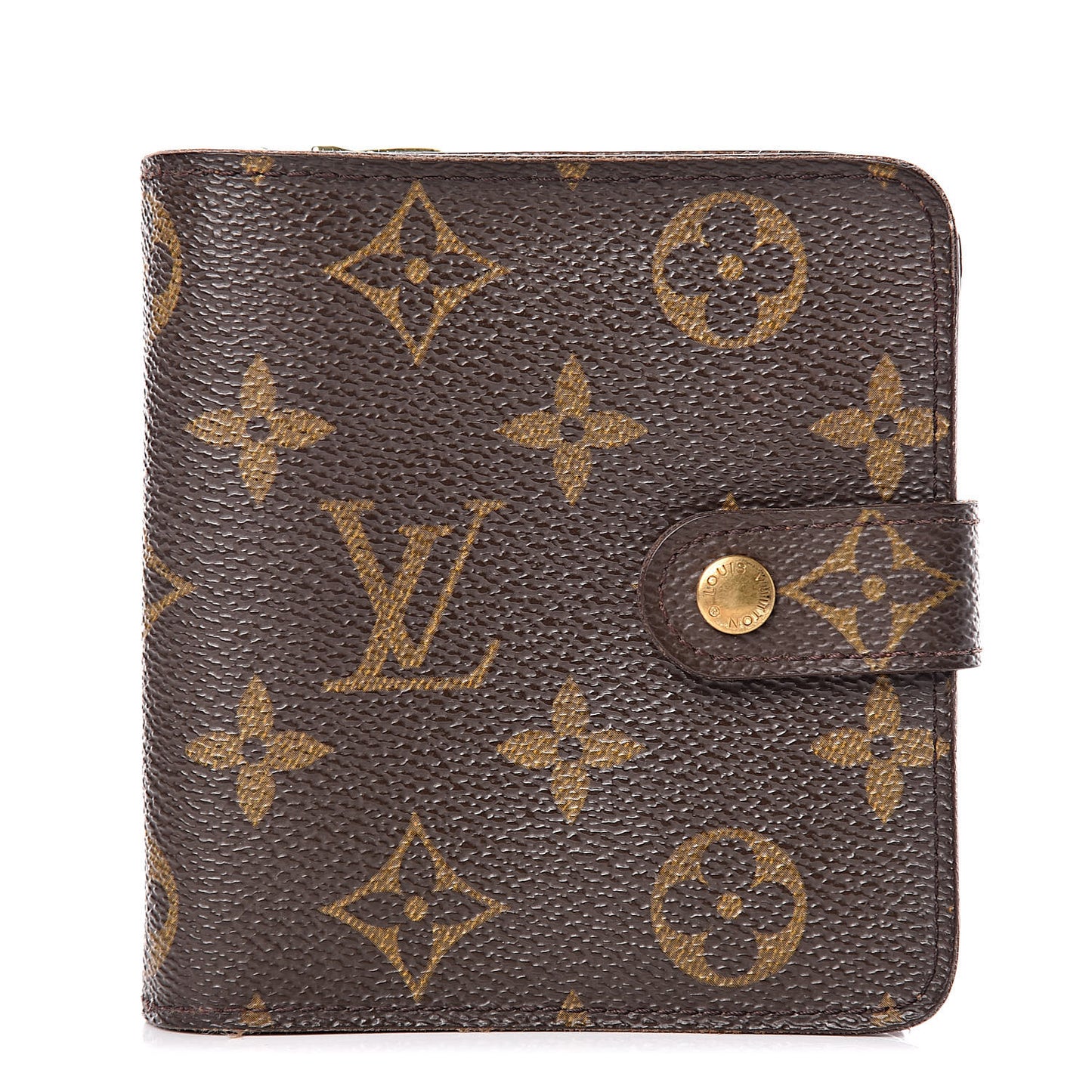 Monogram Compact Zippe Zipped Wallet
