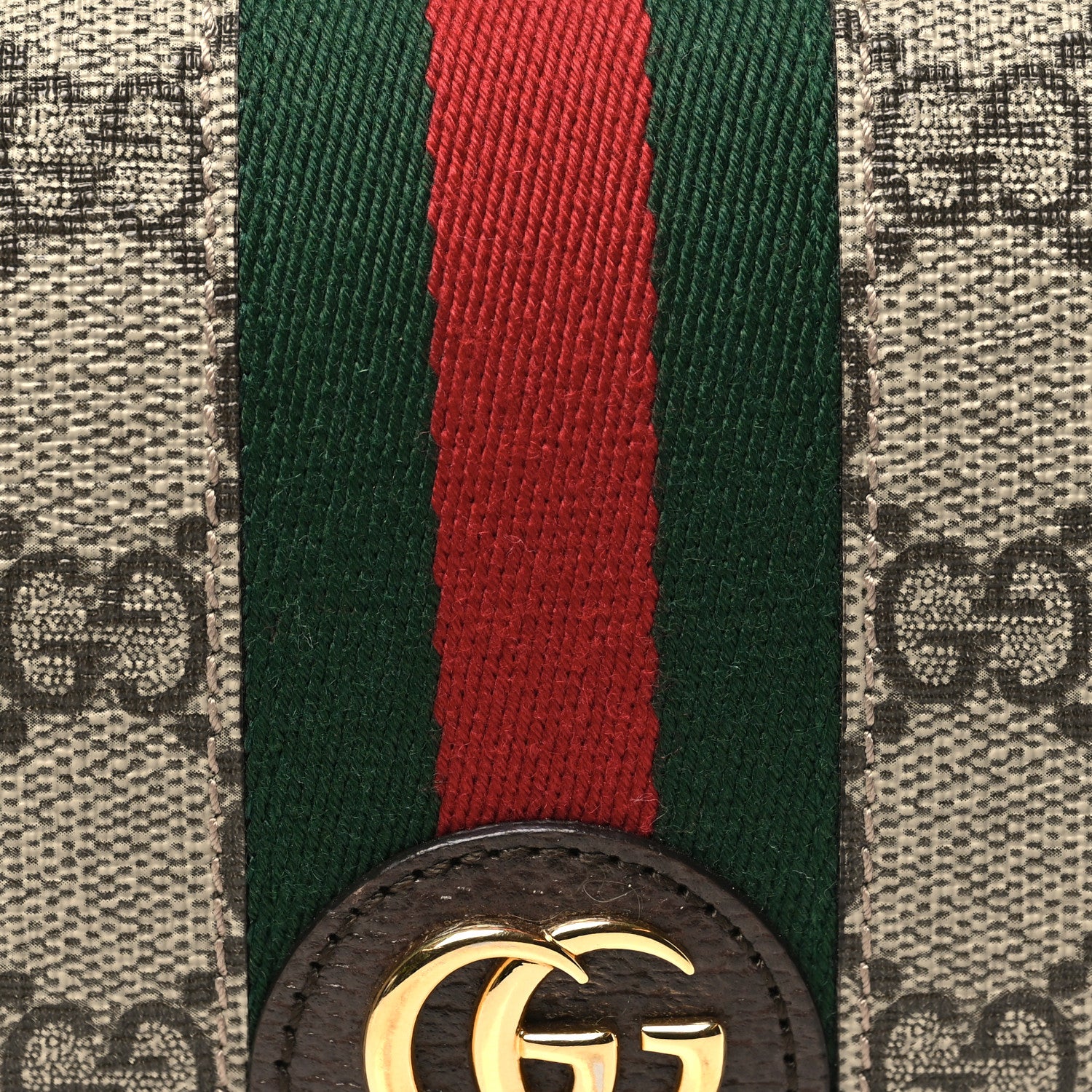 Gucci GG Supreme Monogram Web Ophidia Belt Bag Beige Ebony New Acero 8 of 10