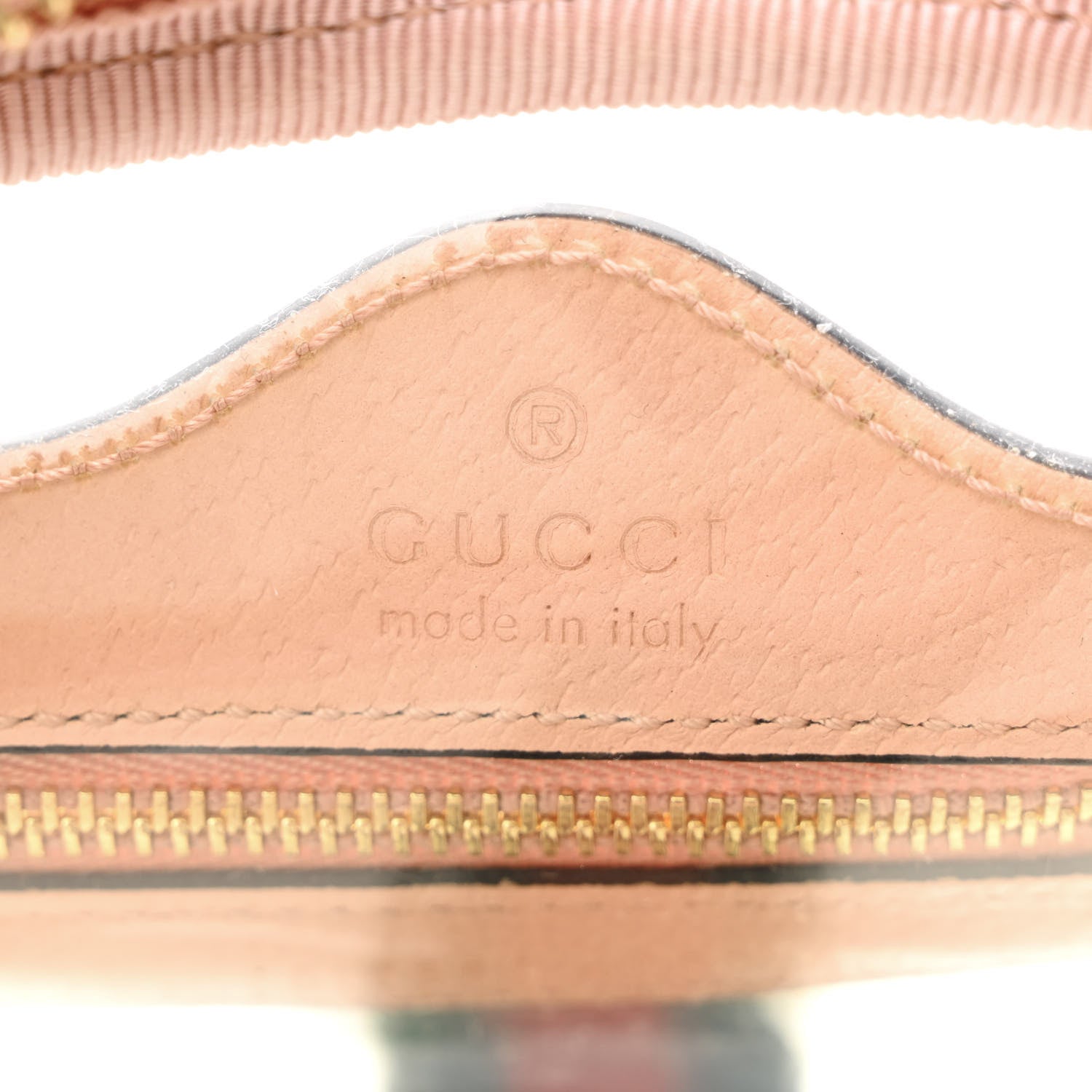 Gucci Vinyl Web Mini Ophidia Transparent Shoulder Bag Perfect Pink 6 of 11