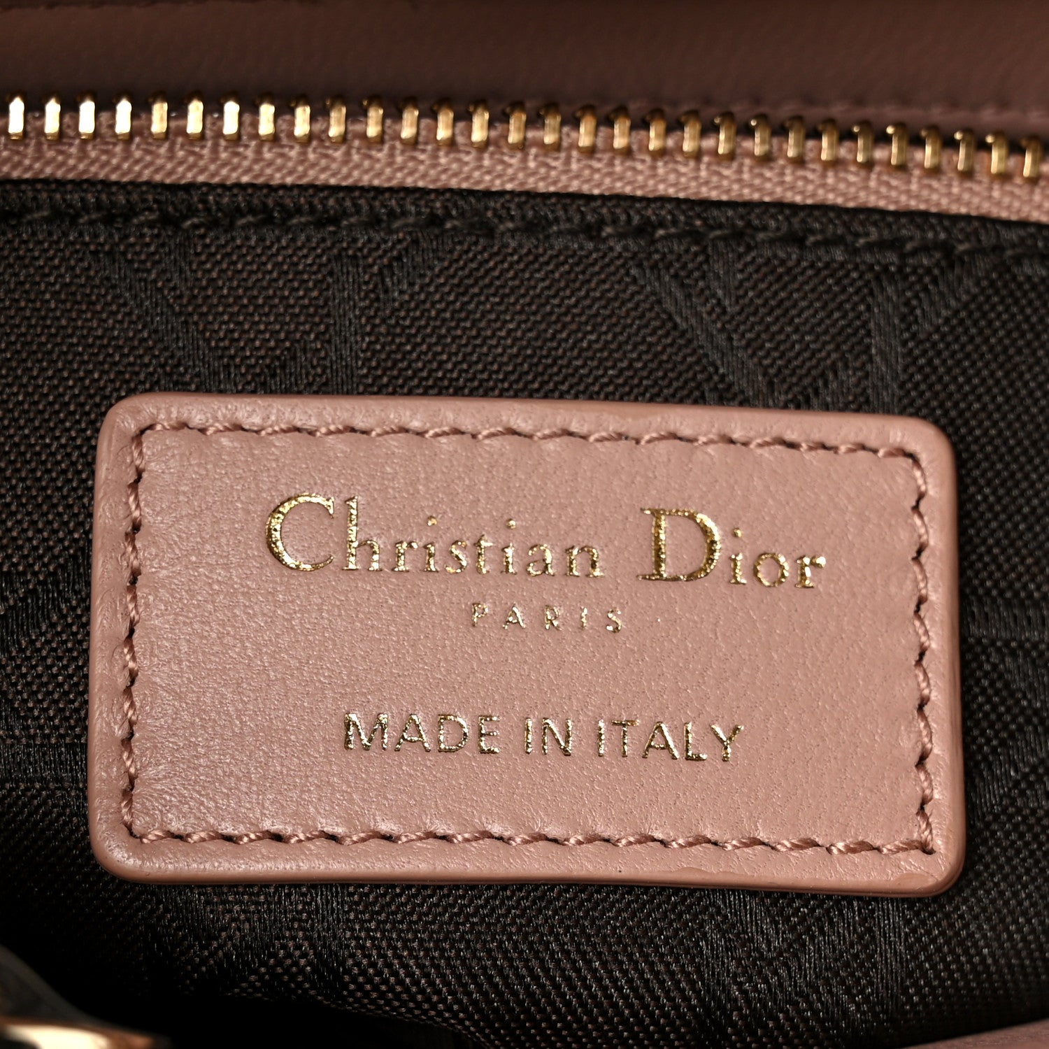 Christian Dior Lambskin Cannage Small My ABCDior Lady Dior Fard 6 of 11