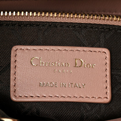 Christian Dior Lambskin Cannage Small My ABCDior Lady Dior Fard 6 of 11