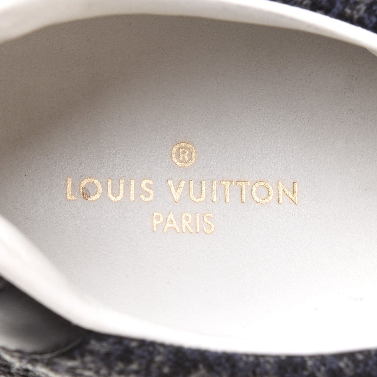 Louis Vuitton Calfskin Damier Run Away Sneakers 8 Graphite 7 of 9