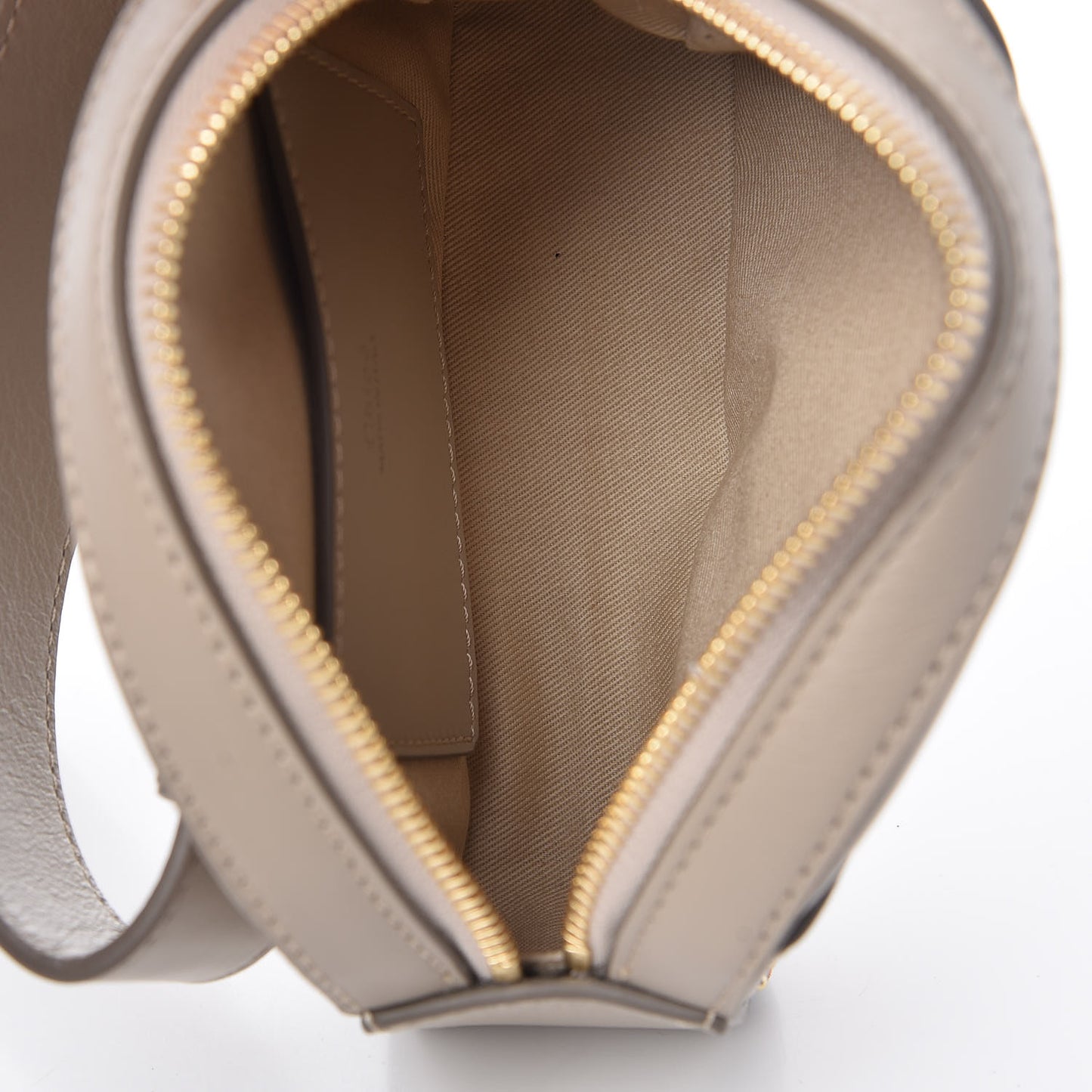 Smooth Calfskin Little Horses Embroidered Signature Belt Bag Pastel Grey