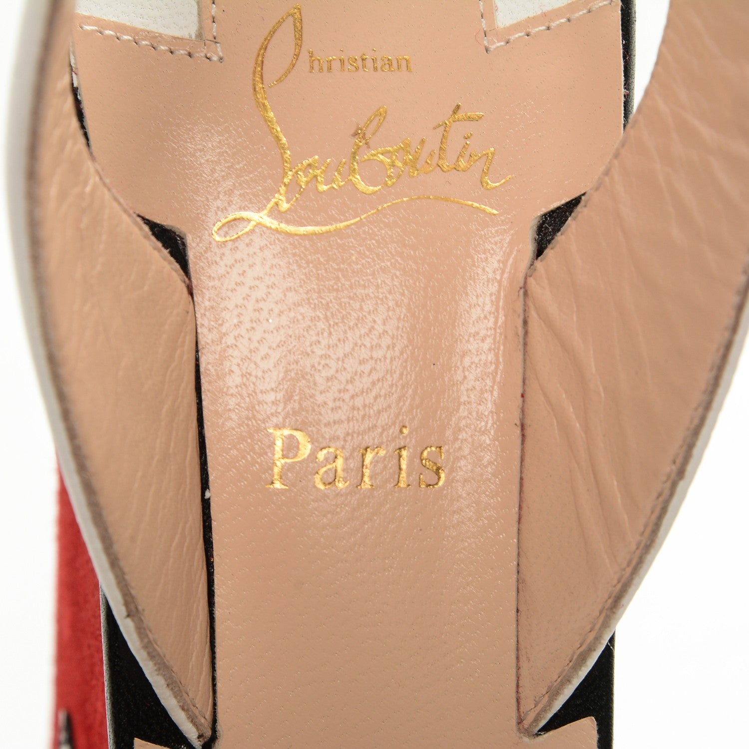 Christian Louboutin Patent Tromploia 160 Wedge Sandals 35 Rougissime 7 of 7