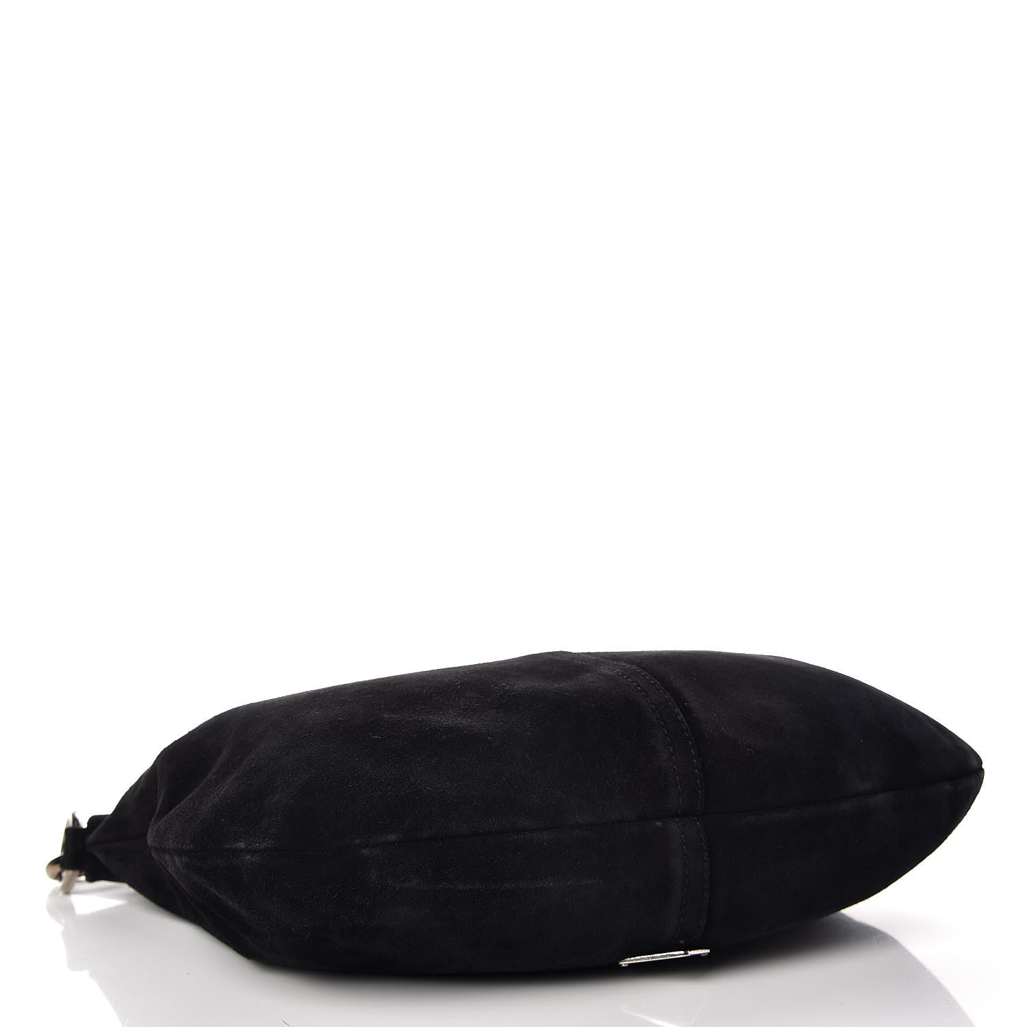 Prada Scamosciato Suede Hobo Black 4 of 13