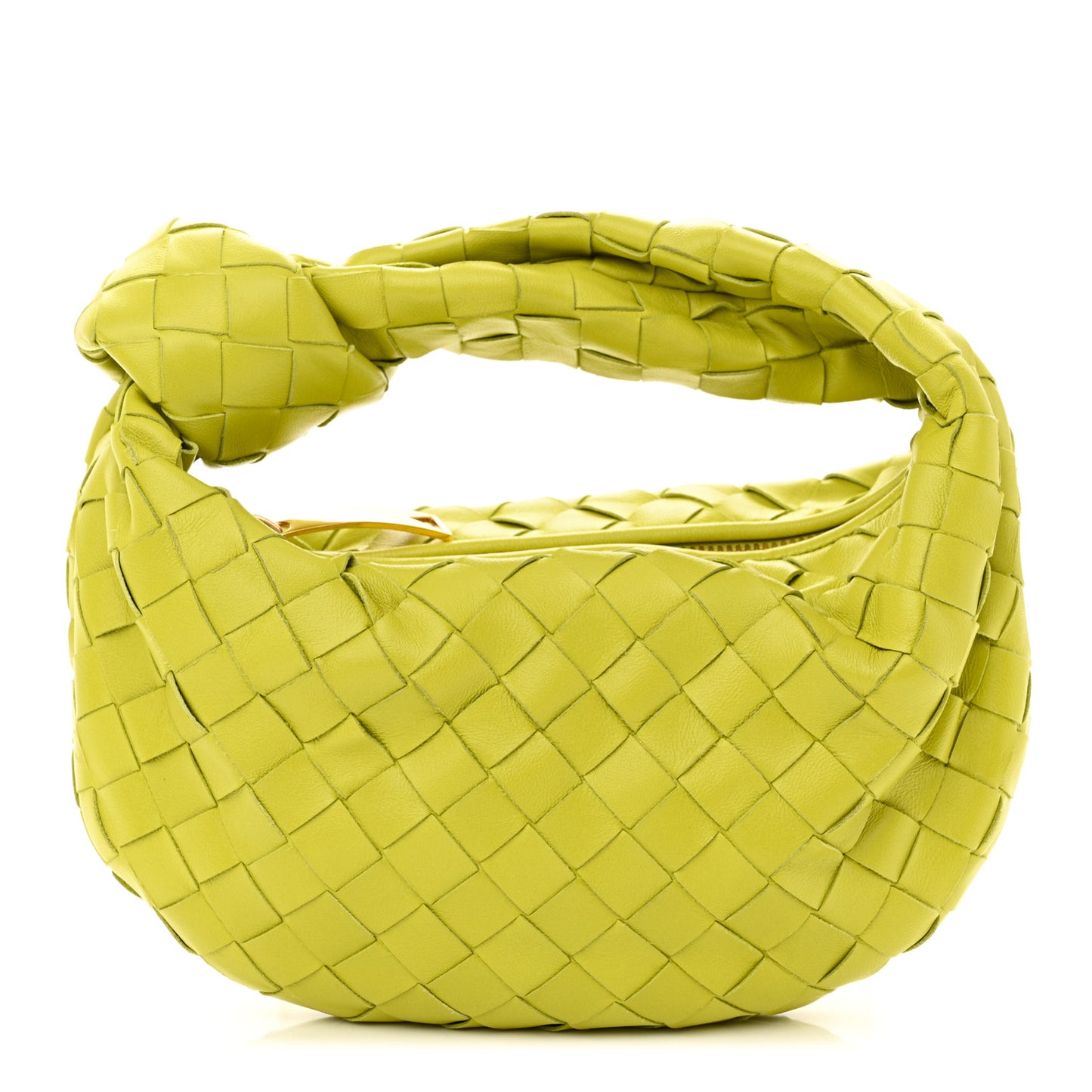 Nappa Intrecciato Mini Jodie Kiwi