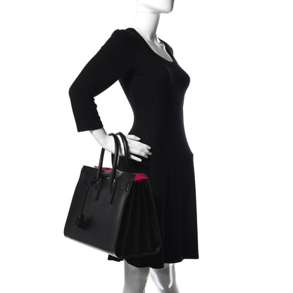 Saint Laurent Calfskin Large Sac De Jour Carryall Black 2 of 14
