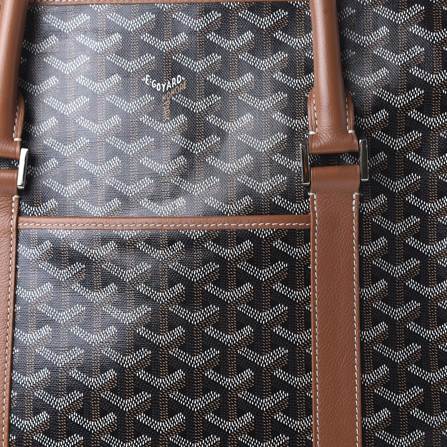 Goyard Goyardine Bourgogne Black Gold 9 of 10