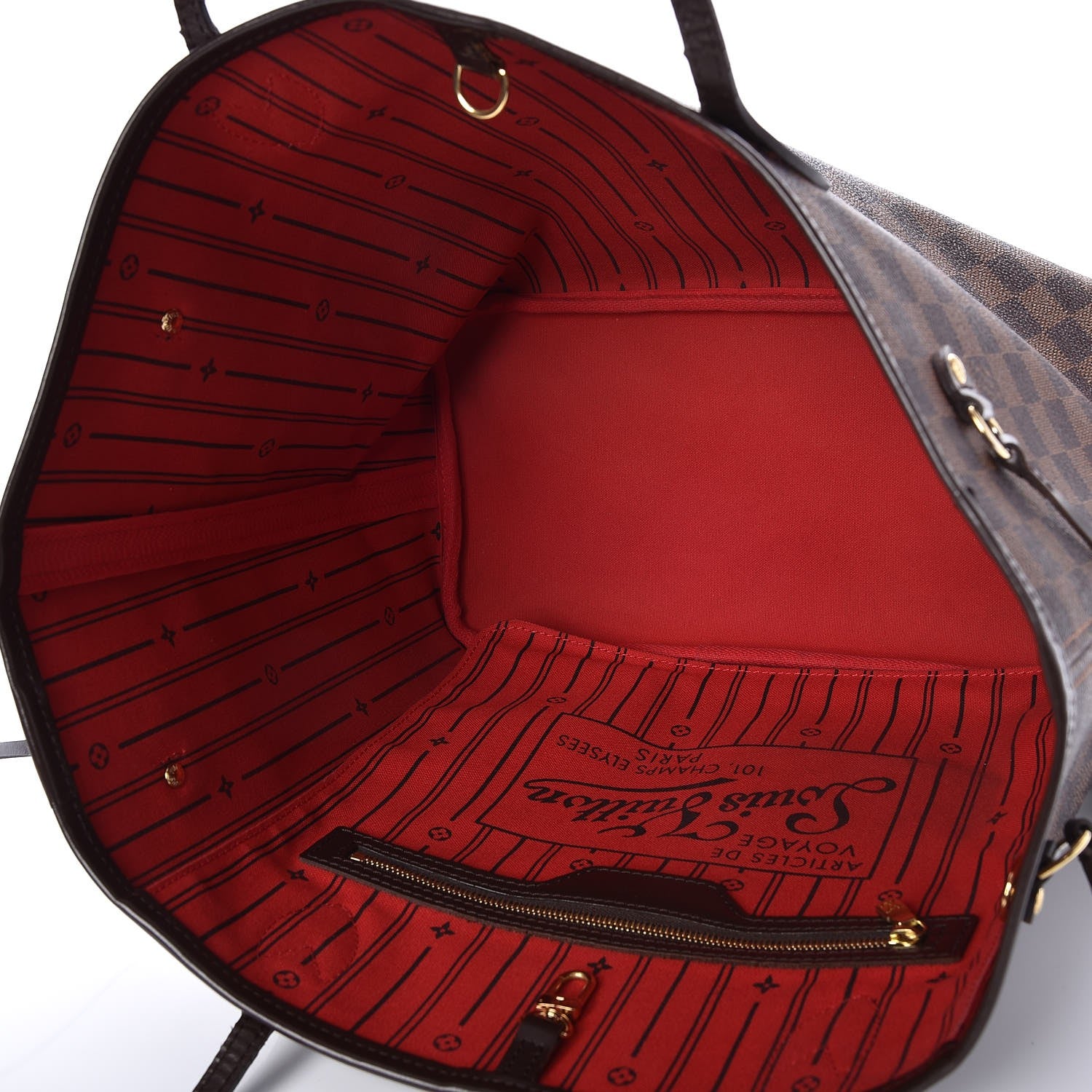 Louis Vuitton Damier Ebene Neverfull MM 5 of 16