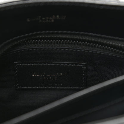 Saint Laurent Calfskin Y Quilted Monogram Toy Loulou Crossbody Bag Black 6 of 10