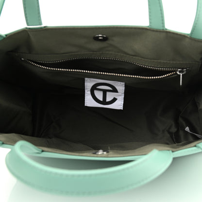 Telfar Vegan Leather Medium Shopping Bag Sage 5 of 10