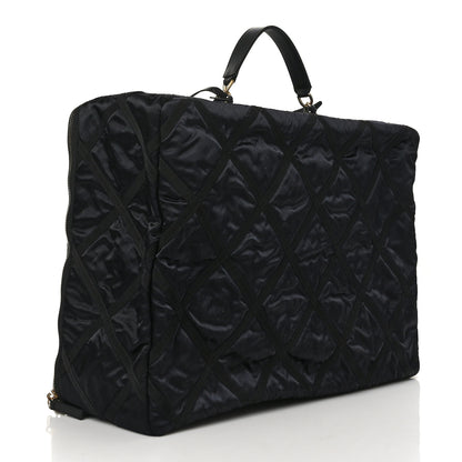 Chanel Nylon Grosgrain Large Lifestyle Travel Black 3 of 9