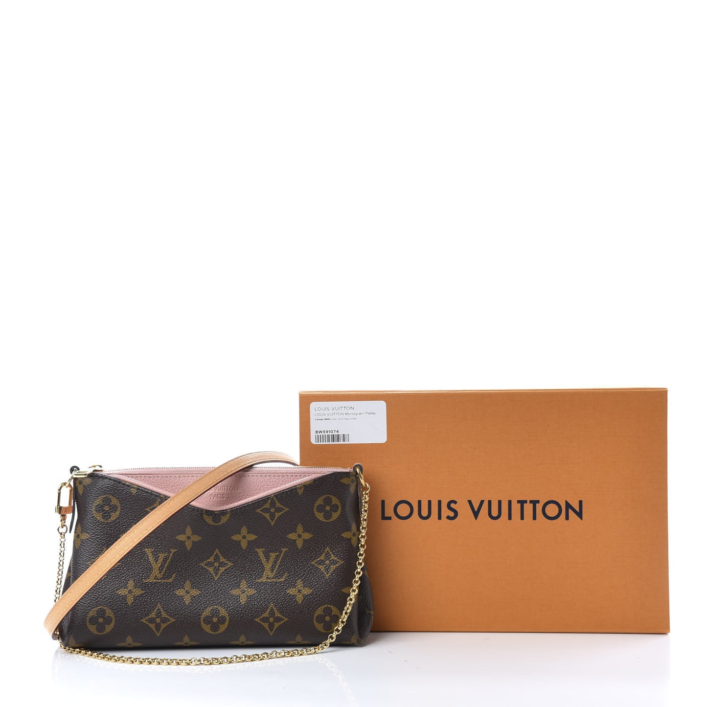 Monogram Pallas Clutch Rose Poudre