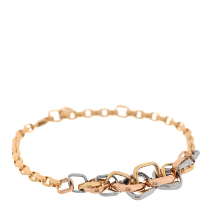 Cartier 18K Pink Yellow White Gold Trinity Cushion Shaped Bracelet 1 of 3