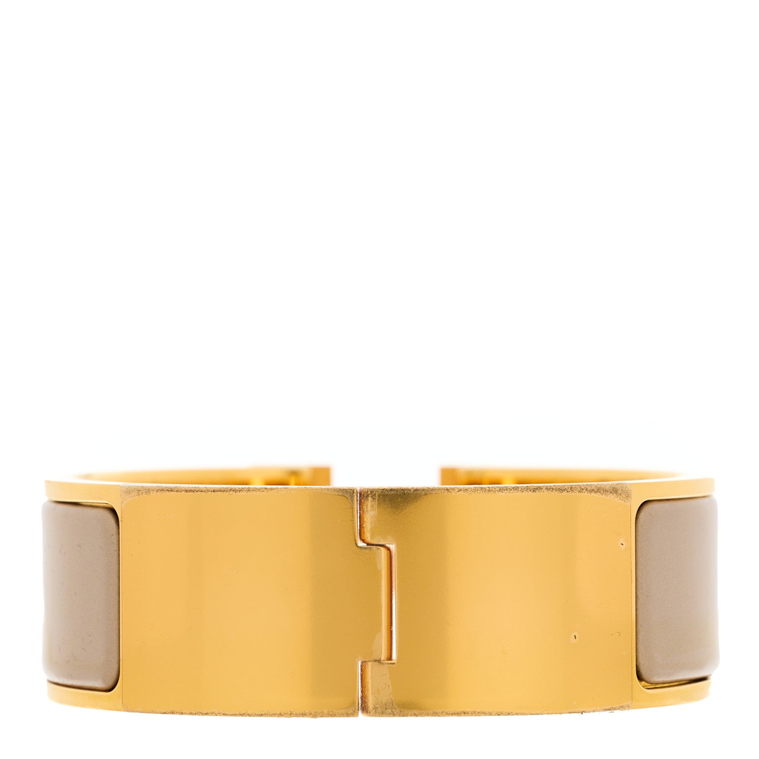 Hermes Enamel Wide Clic Clac H Bracelet PM Marron Glace 3 of 5