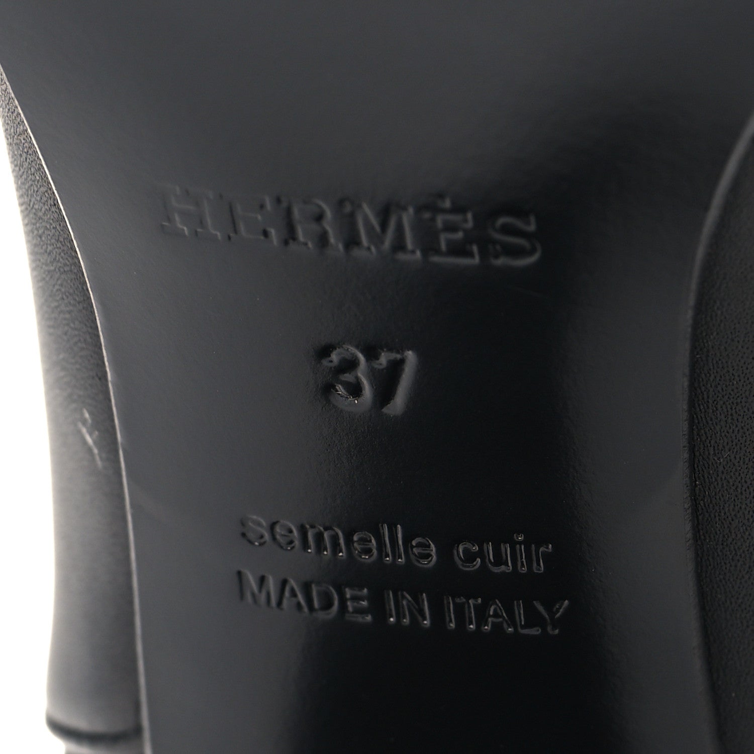 Hermes Calfskin Saint Germain Ankle Boots 37 Black 8 of 9