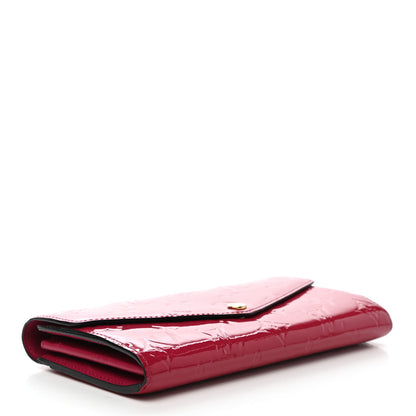 Louis Vuitton Vernis Sarah Wallet NM Rose Indien 4 of 7