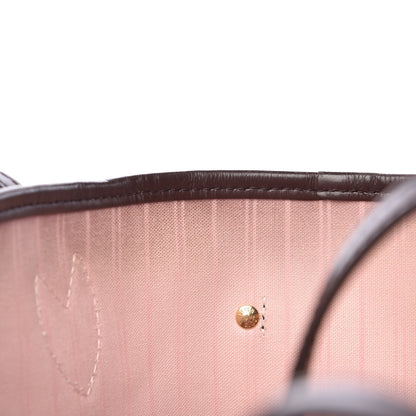 Louis Vuitton Damier Ebene Neo Neverfull MM Rose Ballerine 13 of 24