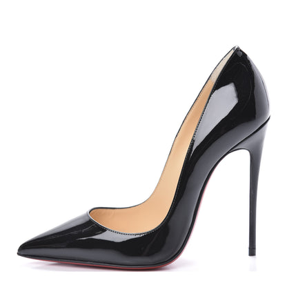 Christian Louboutin Patent So Kate 120 Pumps 35.5 Black 1 of 8
