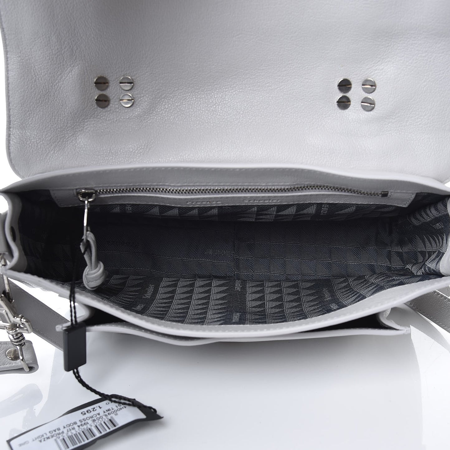 Lambskin Tiny PS1 Satchel Pale Steel