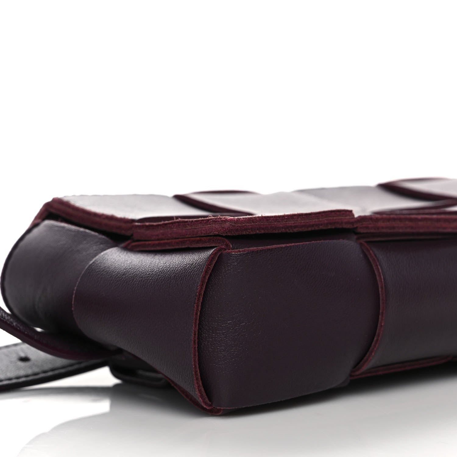 Bottega Veneta Nappa Maxi Intreccio The Belt Cassette Bag Grape 9 of 14
