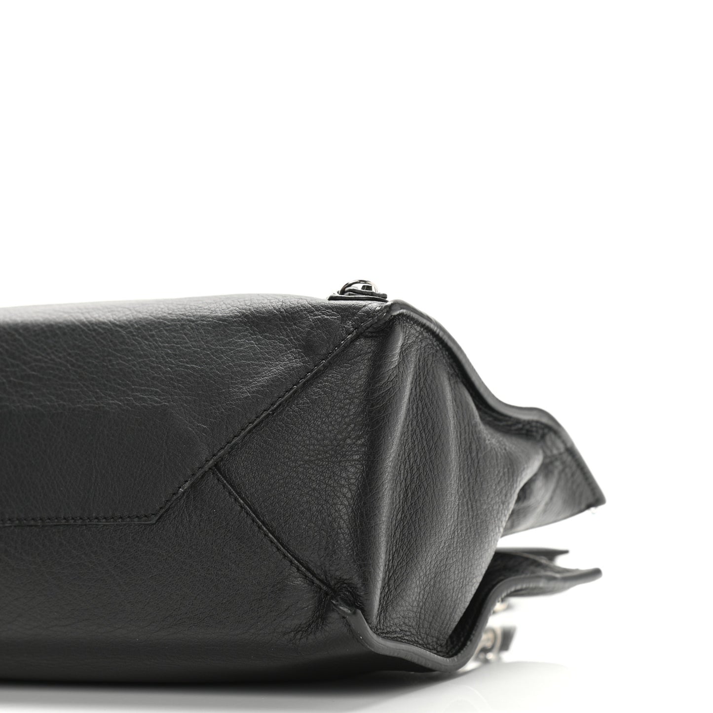 Calfskin Papier Mini A4 Tote Black