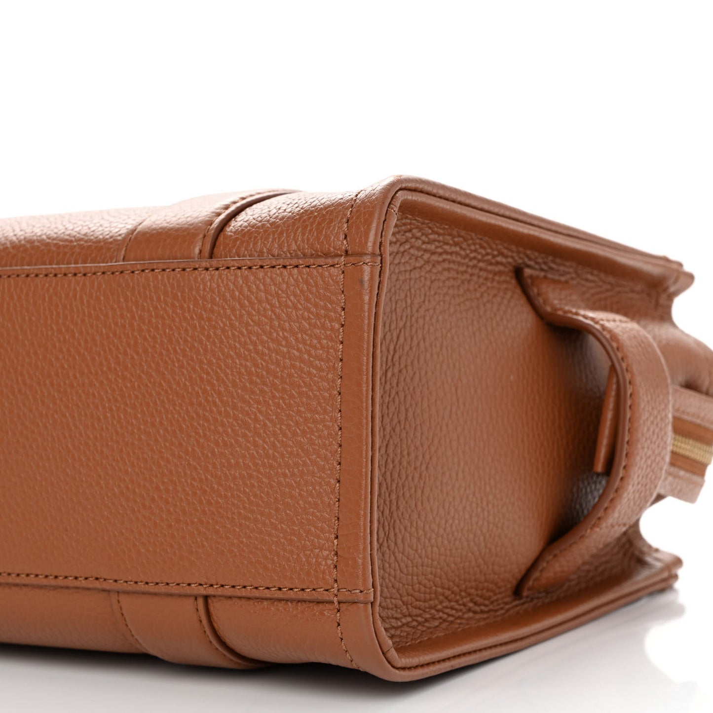 Grained Calfskin Small The Tote Bag Argan Oil