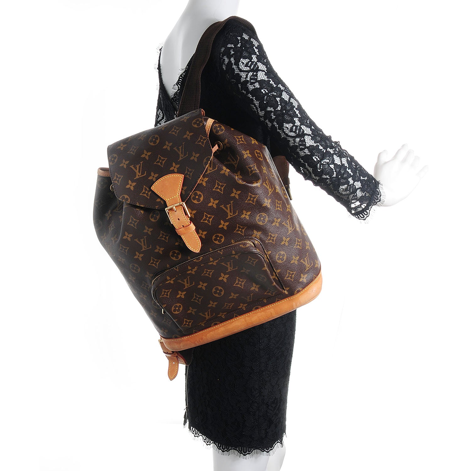 Louis Vuitton Monogram Montsouris GM Backpack 2 of 10