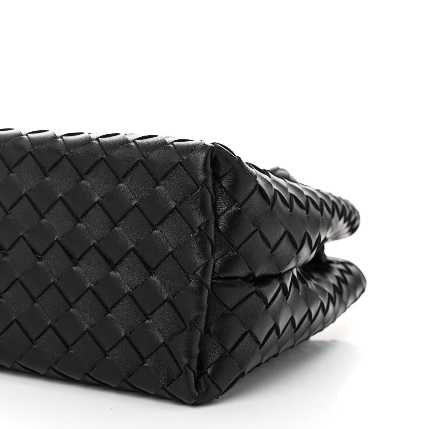 Bottega Veneta Nappa Intrecciato Medium Andiamo Shoulder Bag Black 9 of 9