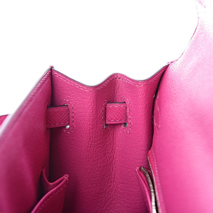 Hermes Epsom Kelly Sellier 25 Rose Pourpre 14 of 41