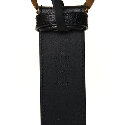Gucci Textured Calfskin Double G 40mm Belt 85 34 Black 3 of 3