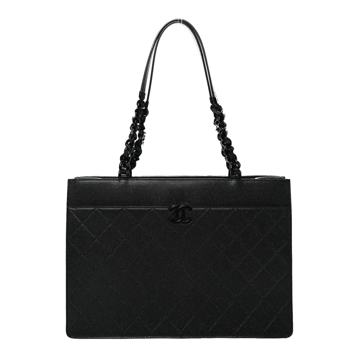 Chanel Caviar Quilted My Everything Large Shopping Tote Black 1 of 10
