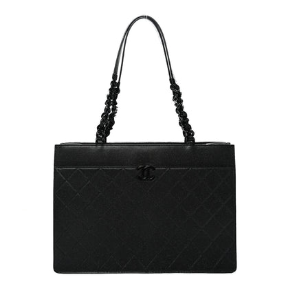 Chanel Caviar Quilted My Everything Large Shopping Tote Black 1 of 10