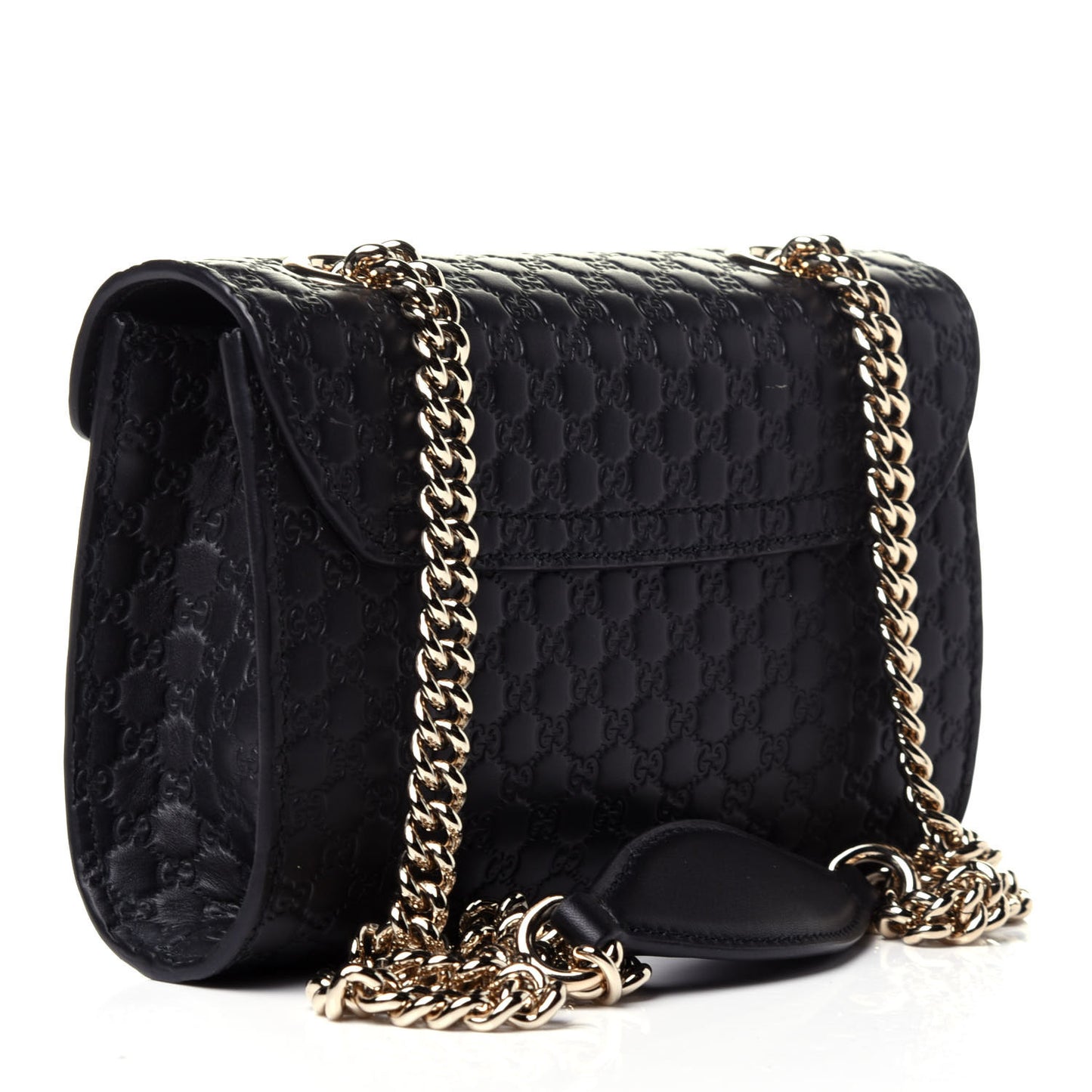 Microguccissima Mini Emily Shoulder Bag Black