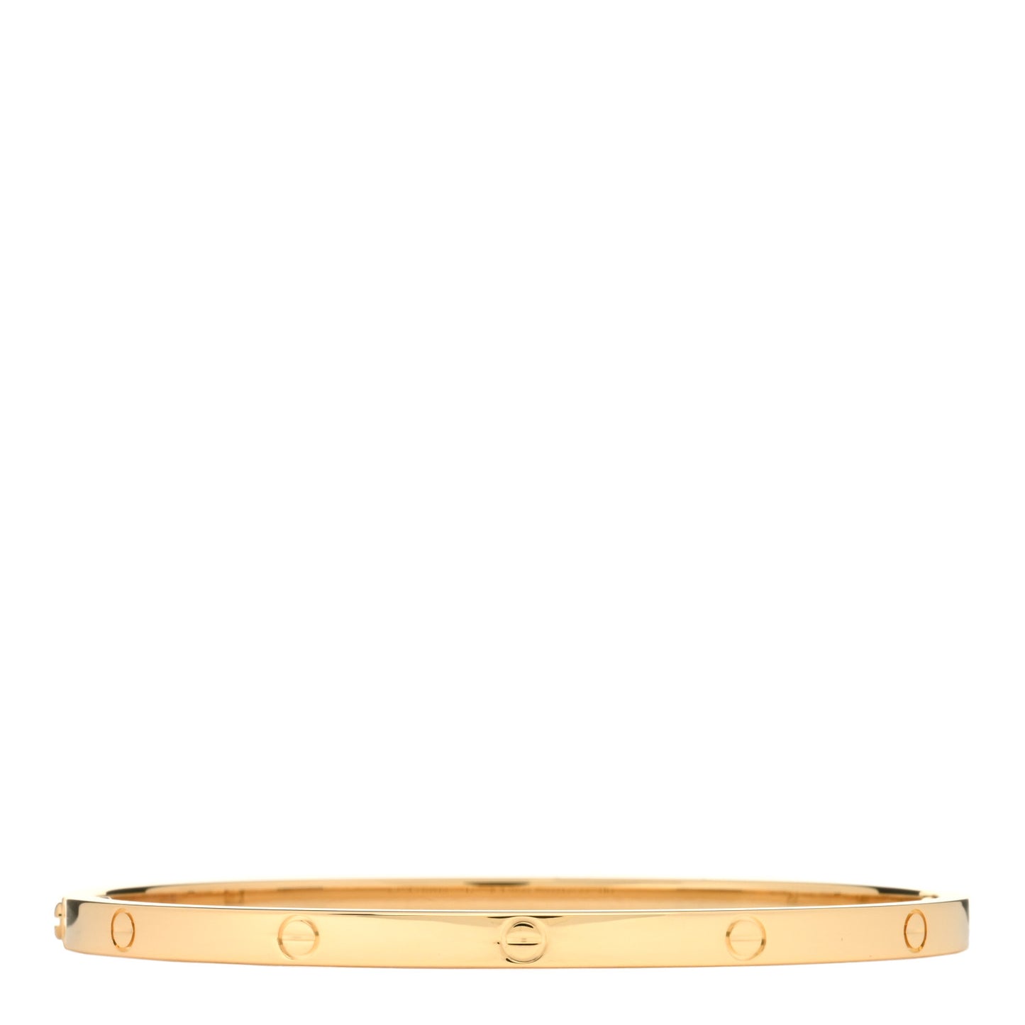 18K Yellow Gold Small LOVE Bracelet 17