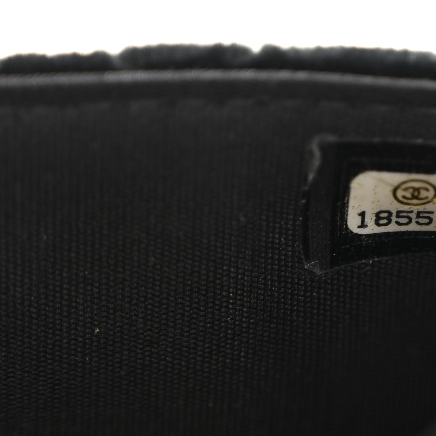 Velvet Quilted Boy Wallet On Chain WOC Black