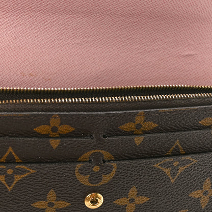 Louis Vuitton Monogram Emilie Wallet Rose Ballerine 12 of 13