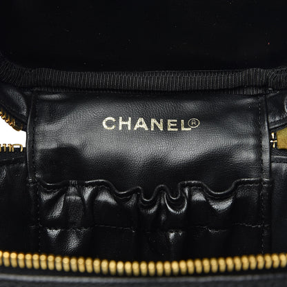 Chanel Caviar Vanity Cosmetic Case Black 6 of 8