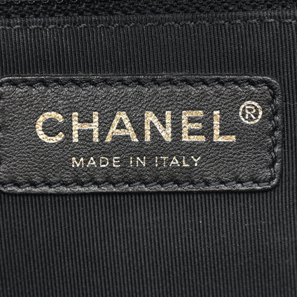 Chanel Caviar Quilted In Out Flap Shopping Tote Black 8 of 13