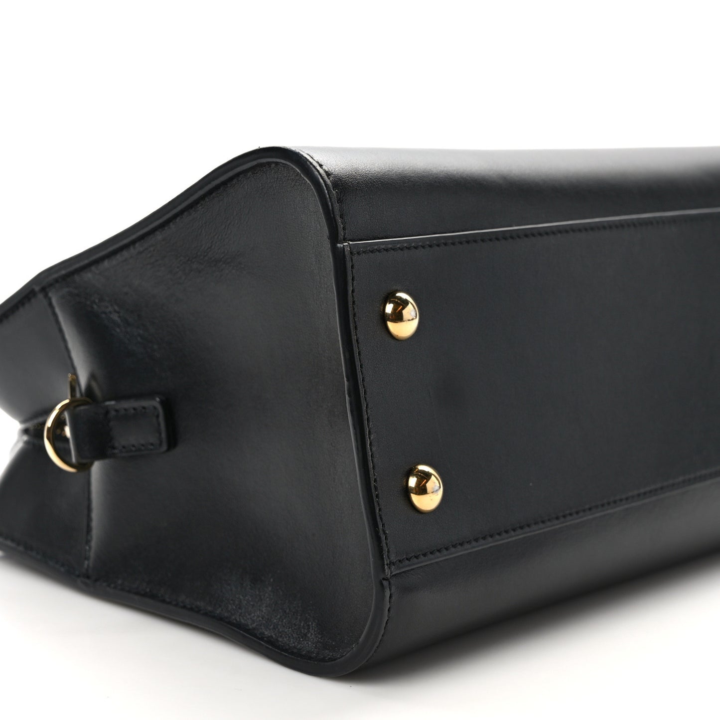 SAINT LAURENT Calfskin Monogram Baby Cabas Black