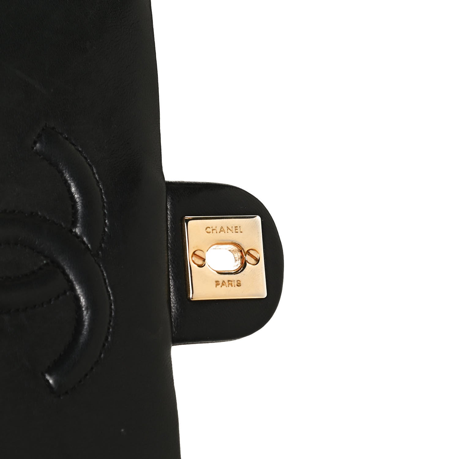 Chanel Lambskin Quilted Small Single Flap Black 7 of 10