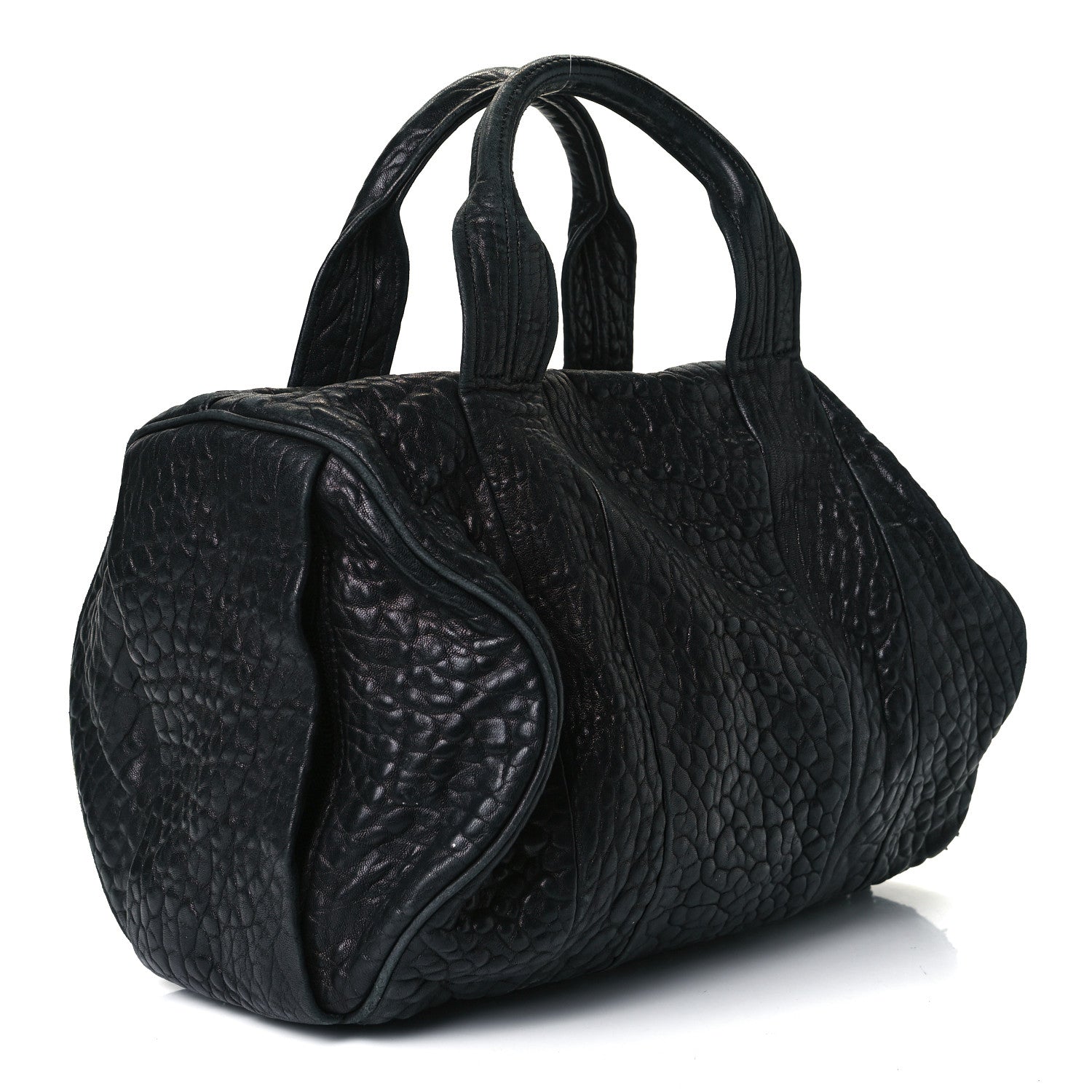 Alexander Wang Pebbled Lambskin Rockie Black Matte Black Hardware 2 of 15