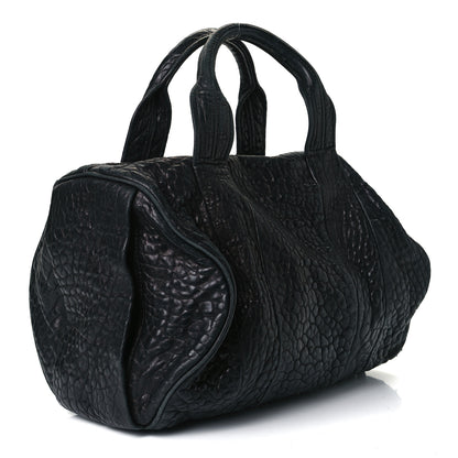 Alexander Wang Pebbled Lambskin Rockie Black Matte Black Hardware 2 of 15