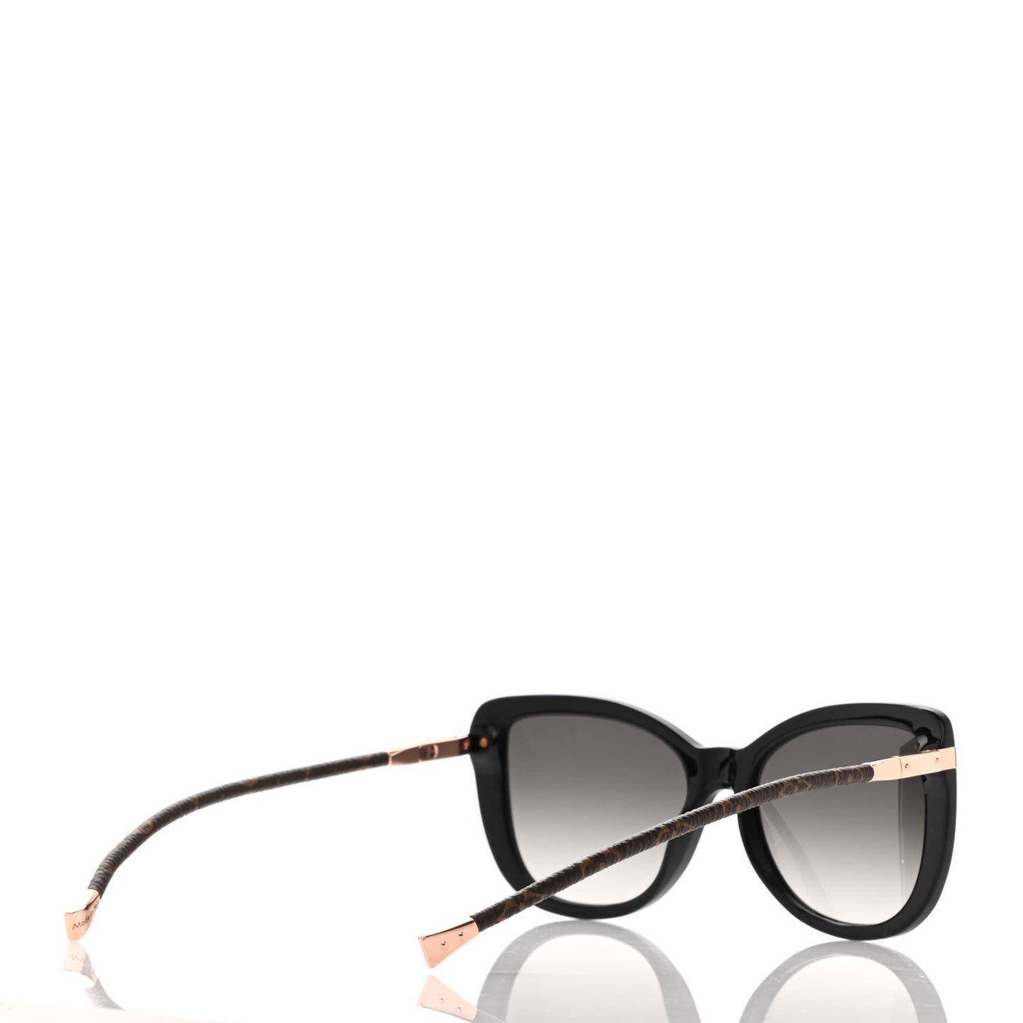 Monogram Acetate Charlotte Sunglasses Z0781W Black