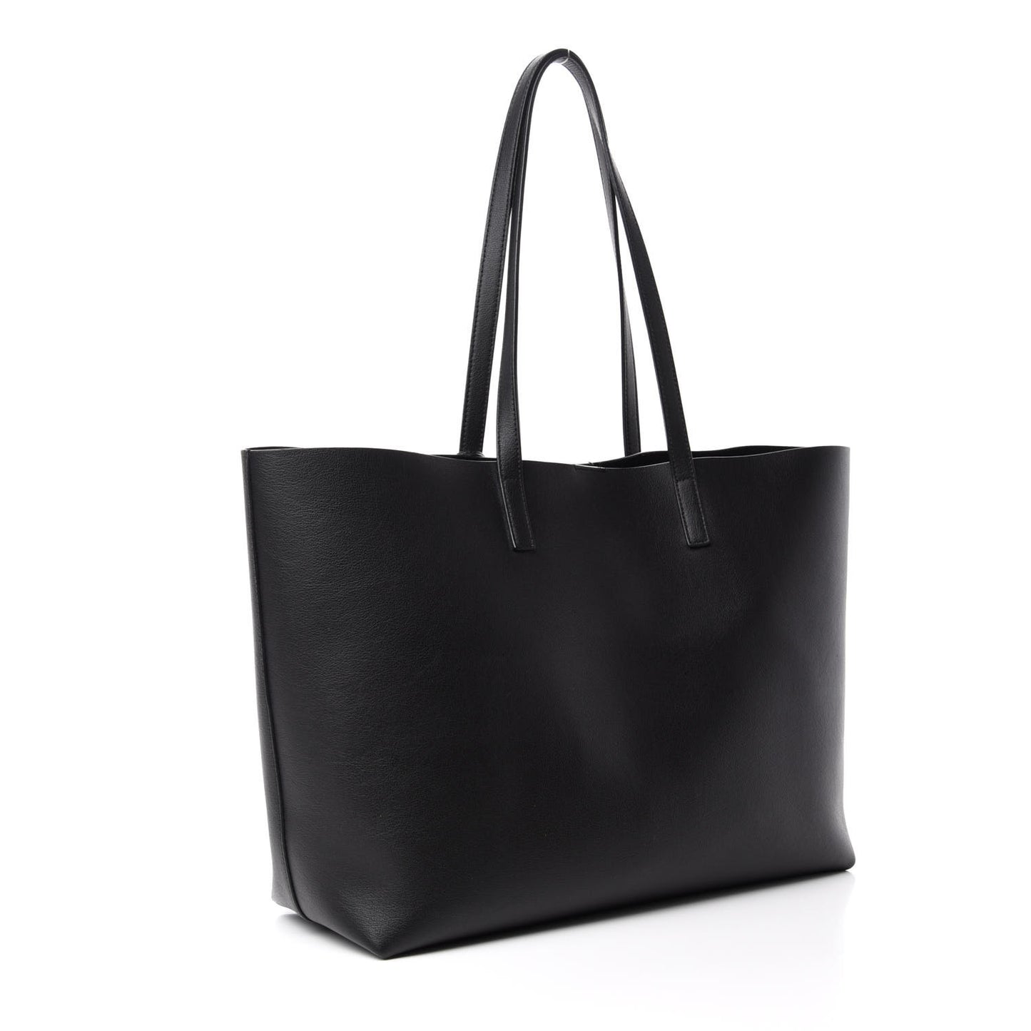 Calfskin Large Shopping Tote Black