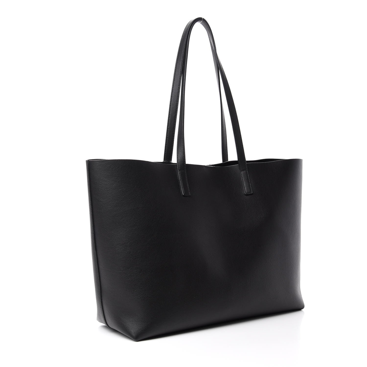 Saint Laurent Calfskin Large Shopping Tote Black 3 of 10