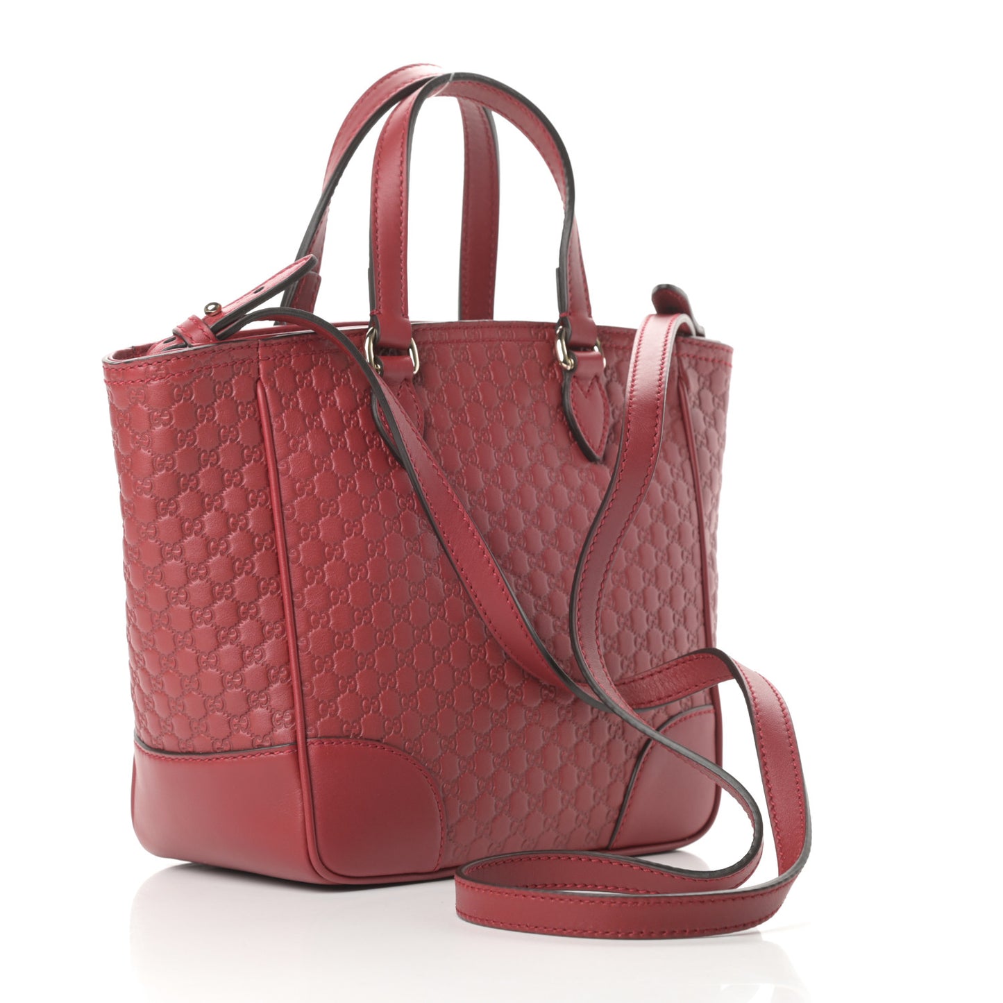 Microguccissima Small Bree Tote Red