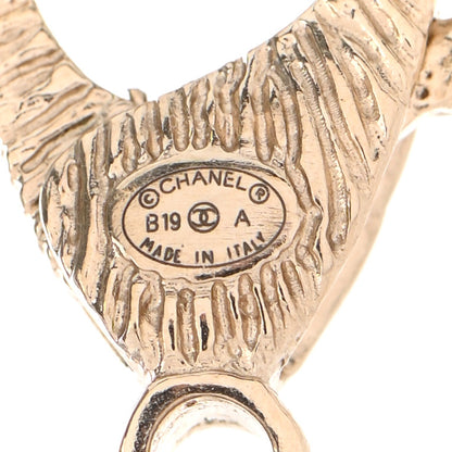 Chanel Pearl Beaded Crystal CC Long Necklace Gold Multi 6 of 6